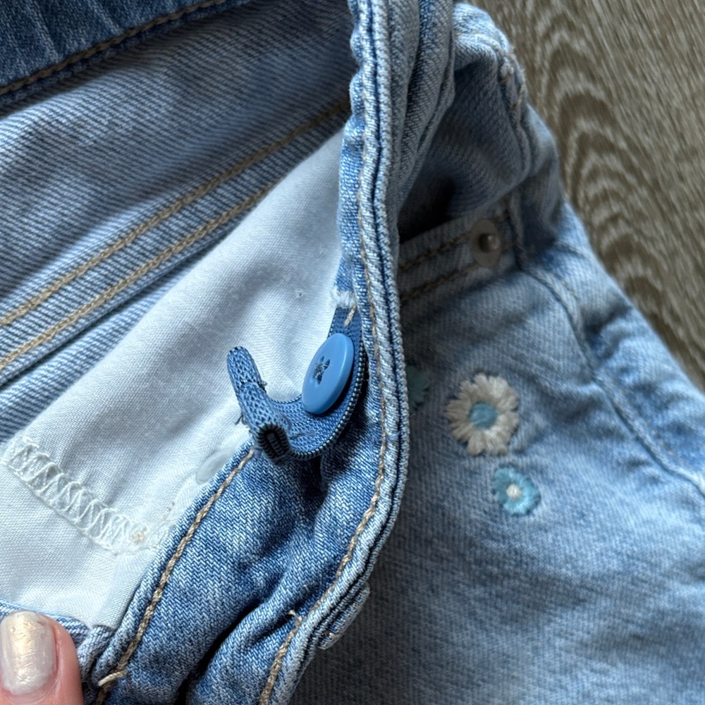 Light Blue Denim Kids Shorts - Picture 5 of 7